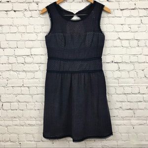 Esley Sleeveless Cotton Navy Spring/Summer Dress S